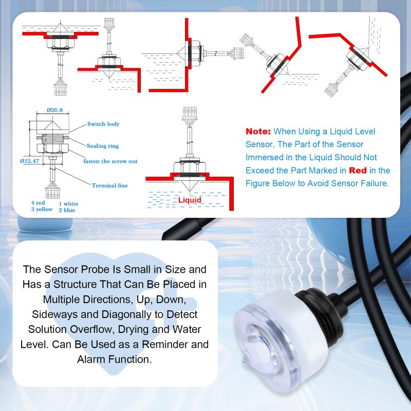 CQRobot Contact Water/Liquid Level Sensor Compatible with Raspberry Pi/Arduino. for Automatic Irrigation Systems, Aquariums, Plants, in The Garden, in Agriculture etc. - Image 4
